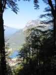 Blick auf Badesee Tieber in Röthelstein
