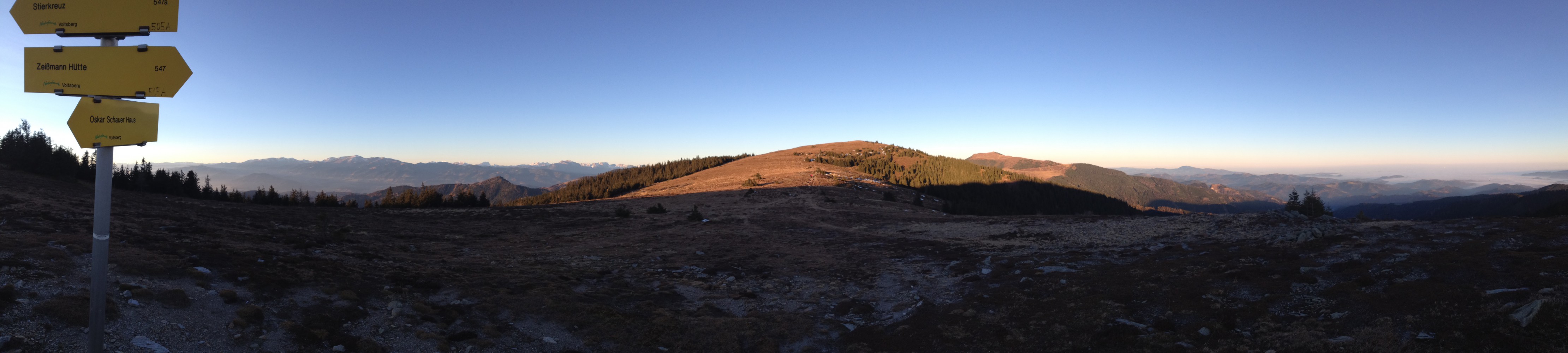 Sonnenuntergang Terenbachkogel