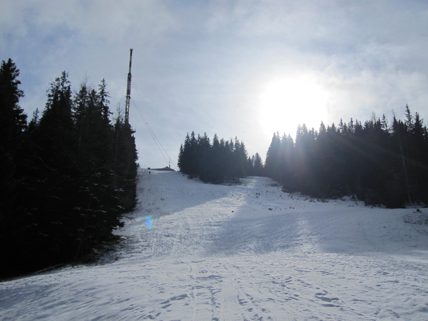 Rodelhang unter Sender