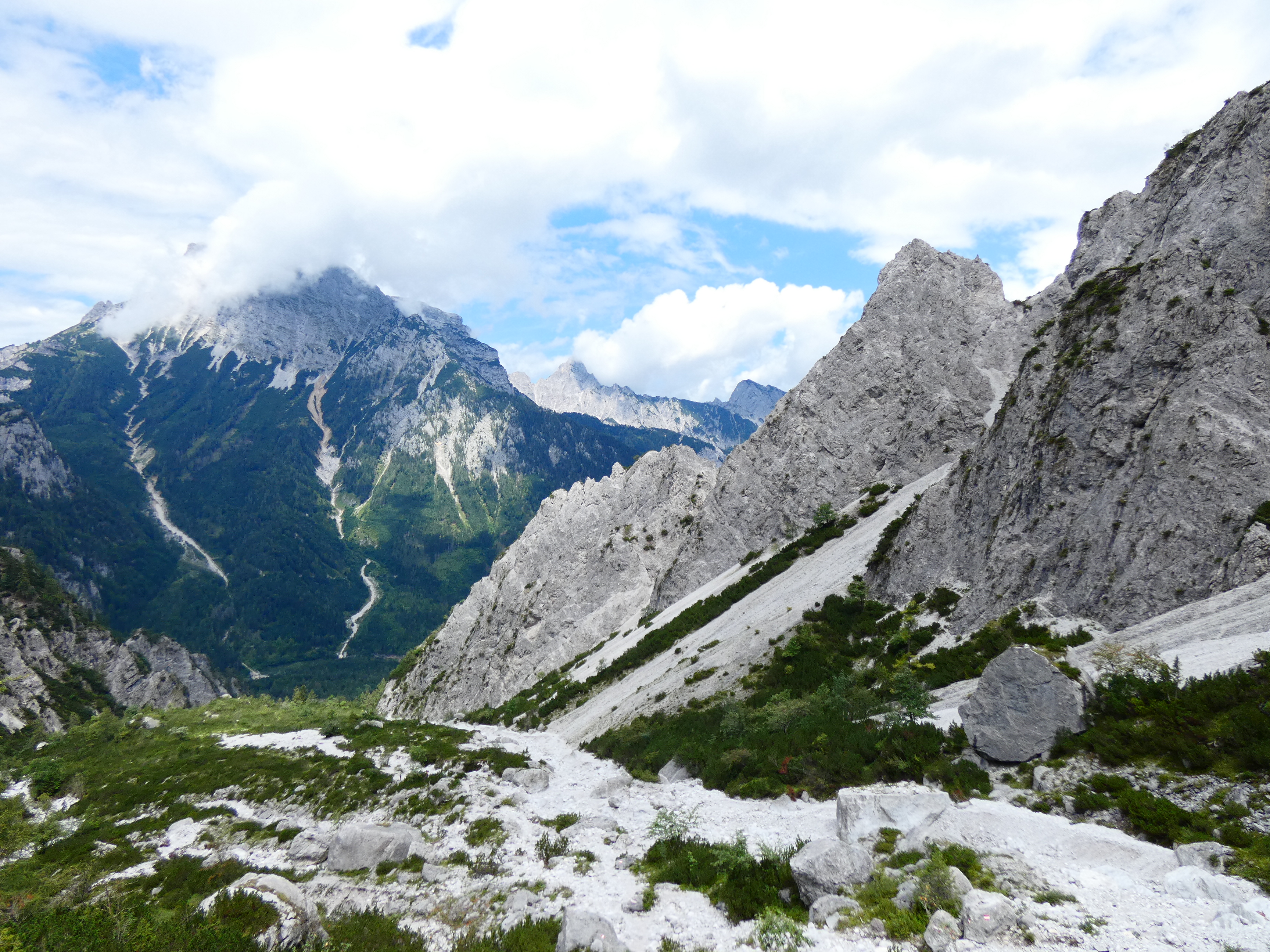 Tiefblick Richtung Großer Buchstein