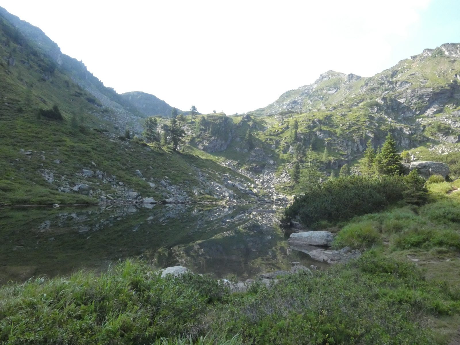 Spiegelsee von der "falschen Seite"