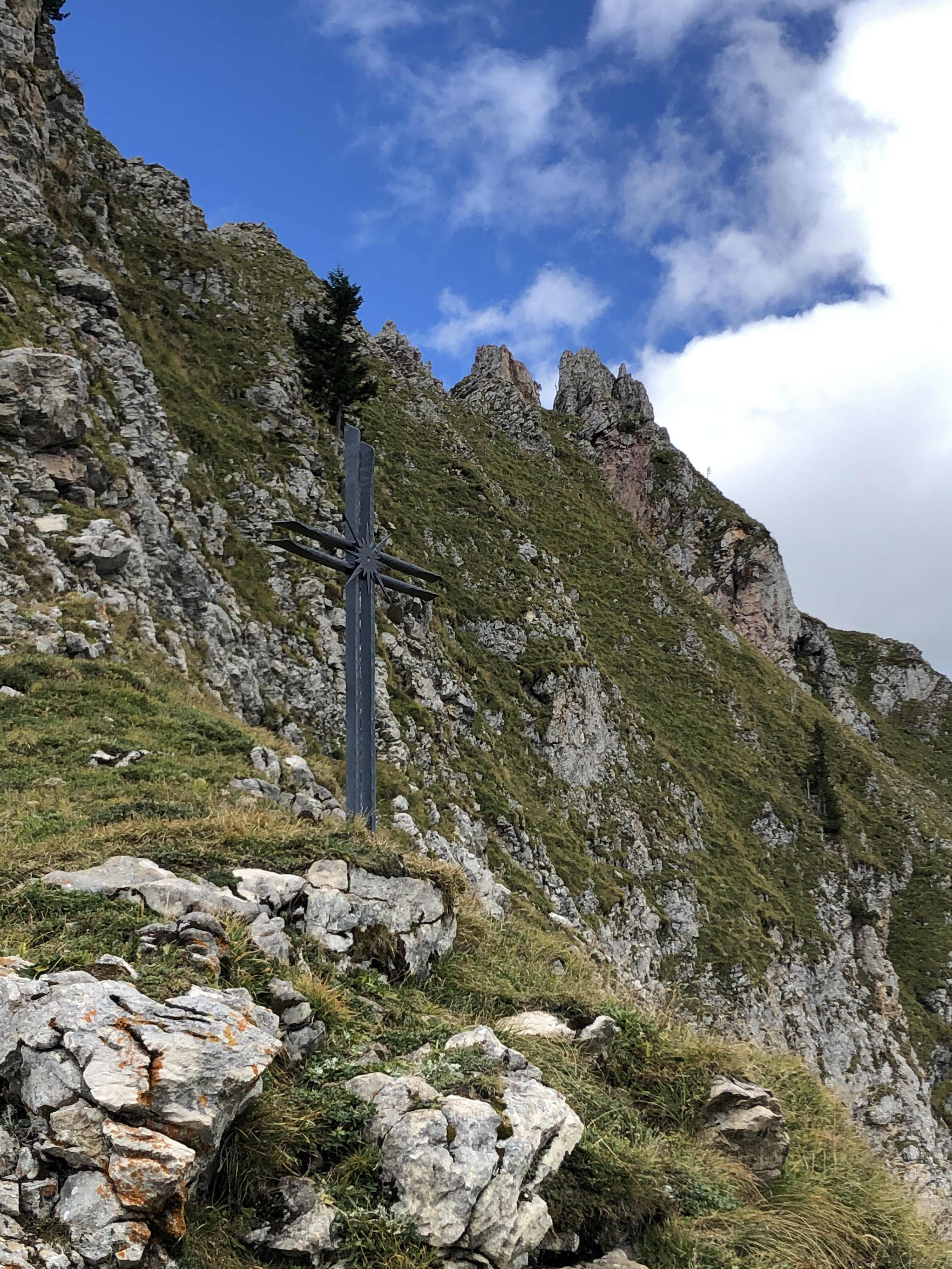 Gipfelkreuz am Krumpenhals